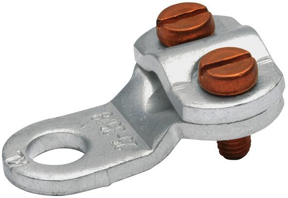 Klauke 575R8 Klemmkabelschuh, gestanzt, 25 - 35 mm², M8, 2 Schrauben, verzinnt