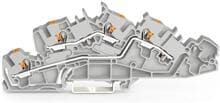 Wago 2205-7642 Installationsetagenklemme, L/L, Push-in, Cage Clamp, 1-6mm², grau