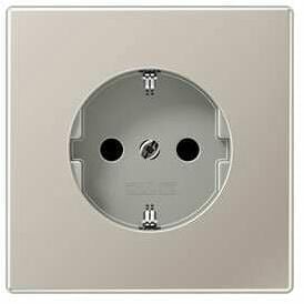 Jung ES1520NKI SCHUKO Steckdose KI ohne Kralle, Edelstahl
