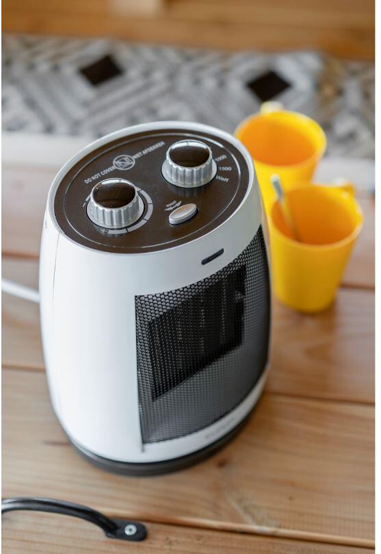Eurom Safe-t-heater 1500 Keramikheizung, 1500W, Thermostat,  Schwenkfunktion, Kippschutz (341898) Elektroshop Wagner