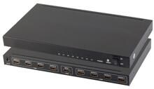 S-CONN HDMI Verteiler 1x8, Metall, 4K30Hz, schwarz (05-03008)