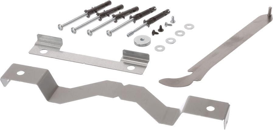 Bosch Siemens 11058242 Einbausatz, Glasstütze,Befestigungswinkel Wand,Haltewinkel, Kanal,Befestigungsmaterial