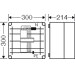 Hensel Mi 6206 Sammelschienengehäuse Hauptleitungsschutzschalter, mit 1 PE-Klemme und 3 N-Klemmen 1,5-16 mm², Cu, runde Leiter