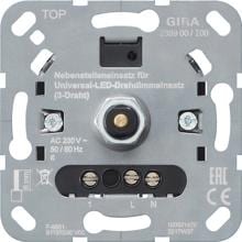 Gira 238900 Dreh-Nebenstelleneinsatz für LED-Dimmer, 3-Draht, System 3000