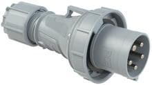 PCE POWER TWIST CEE-Stecker, 63A, 5p, 1h, IP67, grau (035-1)