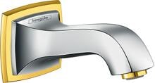 hansgrohe Metropol Classic Wanneneinlauf, Messing, 21,5 l/min, Chrom/Gold Optic (13425090)