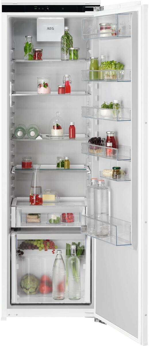 AEG TK6DS18XDC 6000 Einbaukühlschrank ohne Gefrierfach, Nischenhöhe 178,0 cm, 310 L, EEK D, DynamicAir, Coolmatic, Festtür, weiß (923584356)