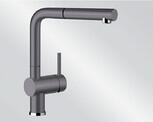 Blanco Linus-S Einhebelmischer Hochdruck, Silgranit-Look, felsgrau (518813)