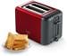 Bosch TAT3P424DE Kompakt Toaster, 970W. DesignLine, Auftau- und Aufwärmfunktion, Gleichmäßiges Röstbild, Rot