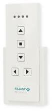 ELDAT RT32E5004-01-02K Handsender 4-Kanal, 4x AUF/STOPP/ZU weiß glänzend