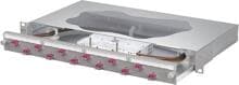 METZ CONNECT OpDAT slide2 Patchfeld splice 12xLC-D OM4, grau ( 1504677512-F )
