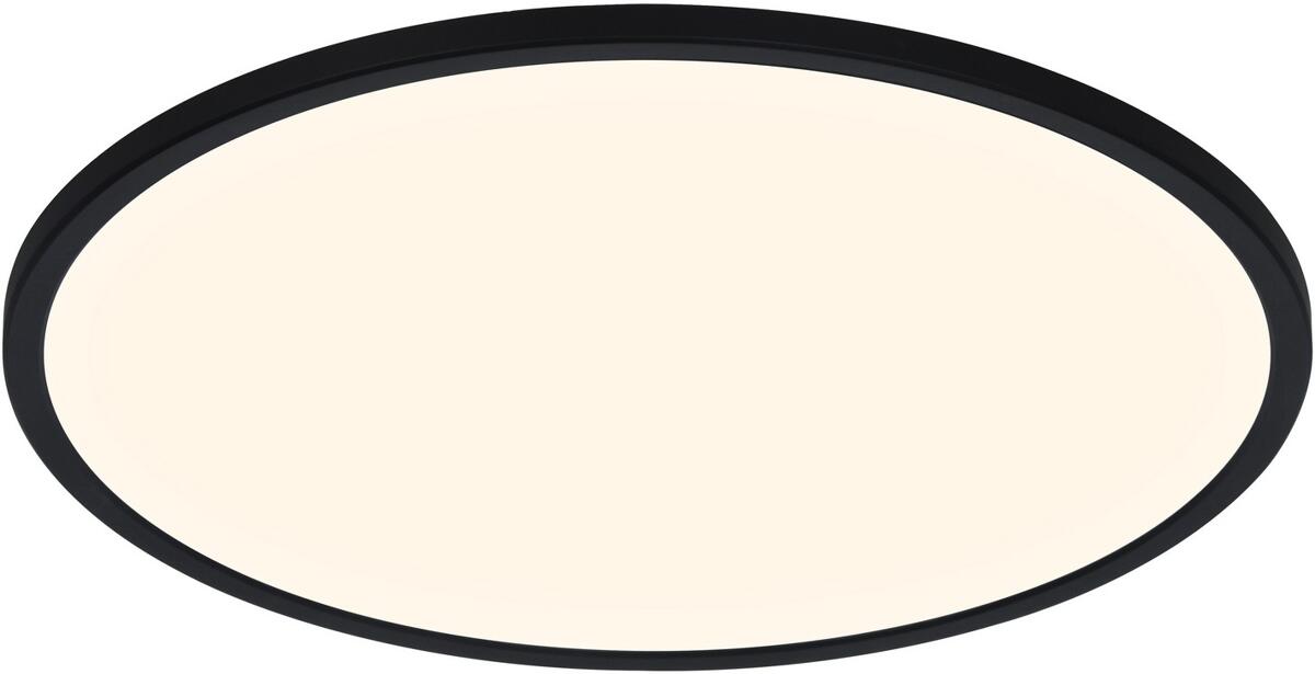 Nordlux Oja 42 3-Step Deckenleuchte, IP54, 3000/4000K, 2100lm, 19W, dimmbar, schwarz (2015116103)