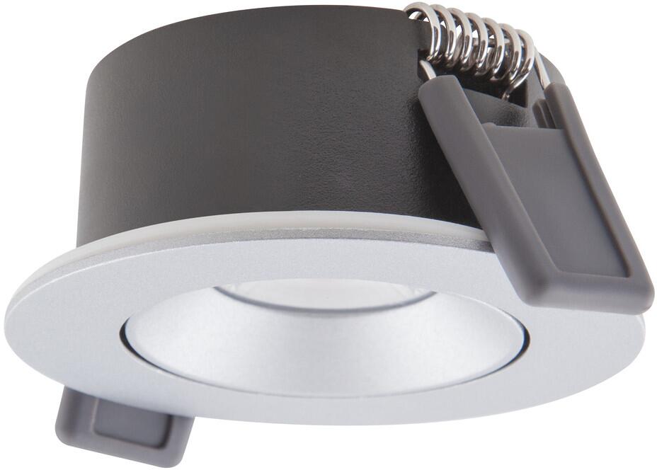 LEDVANCE Spot Air Adjust P 4W 930 DIM, Einbaustrahler, einstellbar, IP23, 3000K, warmweiß, silber (4099854000102)