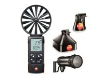 Testo 417 Set 2 Flügelrad-Anemometer mit Messtrichtern und Gleichrichter (0563 2417)