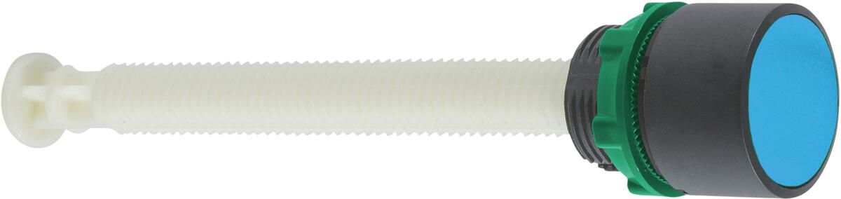 Schneider Electric XB5AA861 Harmony XB5, Manueller Überlast-Rückstelltaster, Kunststoff, tastend, 22mm, 17-120mm Länge, blau