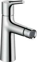 hansgrohe Talis S Einhebel-Bidetmischer mit Zugstangen-Ablaufgarnitur, Messing, 5 l/min, Chrom, (72200000)