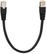 Rutenbeck (23510220) PK Cat.6A iso U 6 kV HF 2,0 m sw Patchkabel, 10 GB, geschirmt, 6 kV, 2m, schwarz