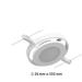 Paulmann CorDuo LED Seilsystem RoundMac Einzelspot 200lm 4,5W 3000K 12V, weiß matt/chrom (94417)