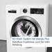 Bosch WGB244070 9 kg Serie 8 Frontlader Waschmaschine, 1400 U/min., 60cm breit, Home Connect, Iron Assist, LED Display, weiß