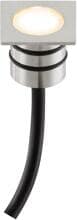 EVN LED Lichtpunkt, quadratisch, IP68, 12V/DC, 0,2W, 3000K, edelstahl (LD4102)