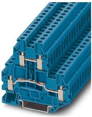 Phoenix Contact UTTB 2,5 BU Doppelstockklemme, 0,14-4mm², blau (3044649 ...
