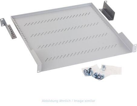 Triton RAC-UP-650-A1 19" Fachboden 1HE, 650mm, 40kg, grau (RAC-UP-650-A1)
