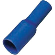 Intercable ICIQ2RSH isolierte Rundsteckhülsen, 1,5-2,5mm², 5mm, blau, 100 Stück (180904)
