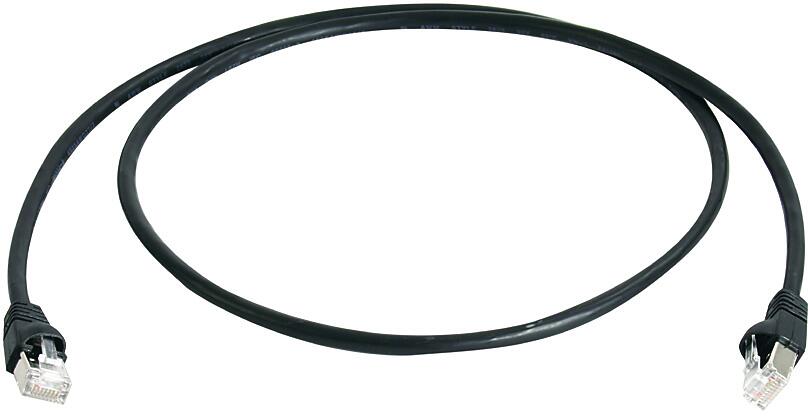 Telegärtner MP8 FS500 Patchkabel Cat.6A ISO, schwarz, 25m (100009136)