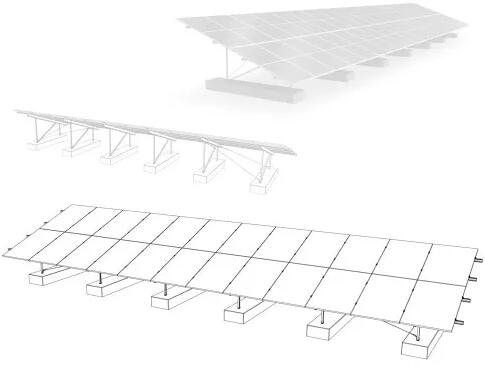 K2 Systems N-Rack 2.20 CS Kit, Aluminium, 20° Neigungswinkel