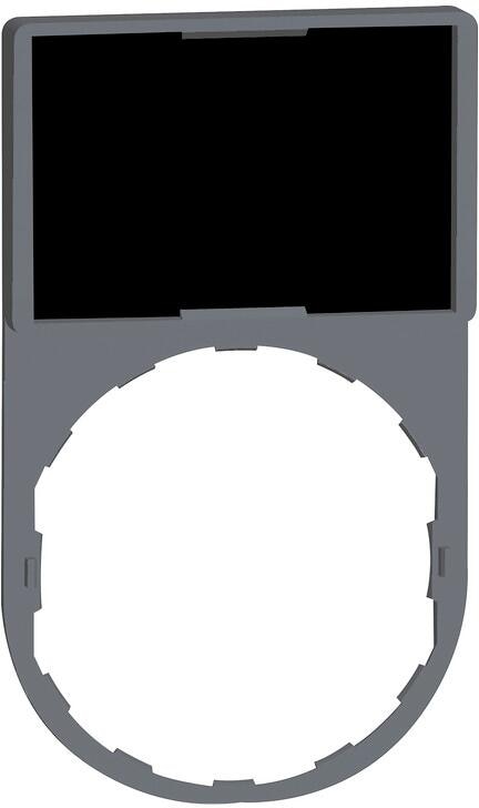 Schneider Electric ZBY6101 Schildträger mit Leerschild, 30x50mm, Ø 22 mm (ZBY6101)