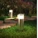 Philips Hue White & Color Ambiance Calla Outdoor LED Sockelleuchte, 8W, 350lm, 2700K, silber (929003098601)