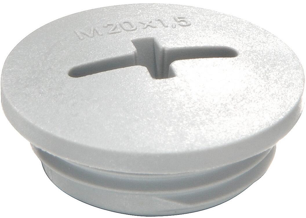 Wiska EVS 20 LG Verschlussschraube, M20, Kunststoff, lichtgrau (10062492)