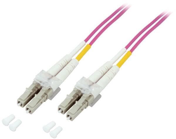 EFB-Elektronik Produktinformationen für Duplex Jumper LC-LC 50/125μ, OM4, LSZH, erika violett, 2.0mm, 2m (O0319.2)