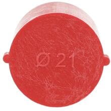 Hensel VSB 21 Verschlussstopfen 21 mm für Kombi-Belüftungsstutzen M32 und M40, rot