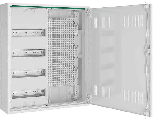 ABN ABNRM204M01 Feldverteiler AP, 160mm, mit Lüftungstüre, 4 Reihen, REG Mediafeld LexCom