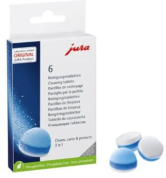 Jura 3-Phasen-Reinigungstabletten, 6 Stück (24225)