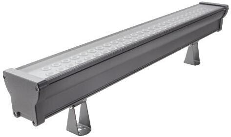 Brumberg LAVILO II MIDI LED-Wallwasher, IP66, DALI dimmbar, schwenkbar, 63W, L=930mm, 3000K, 7650lm, 10°x40°, titan (60891643)