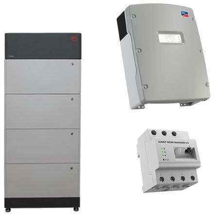 BYD B-BOX LVS 16.0 (16 kWh) + SI 6.0H ALU-WHITE, Lithium-Ionen-Energy Storage System skalierbar