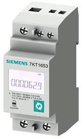 Siemens 7KT1654 SENTRON, Messgerät, PAC1600, LCD, L-N: 230V, 63A, Hutschienengerät, 1-phasig