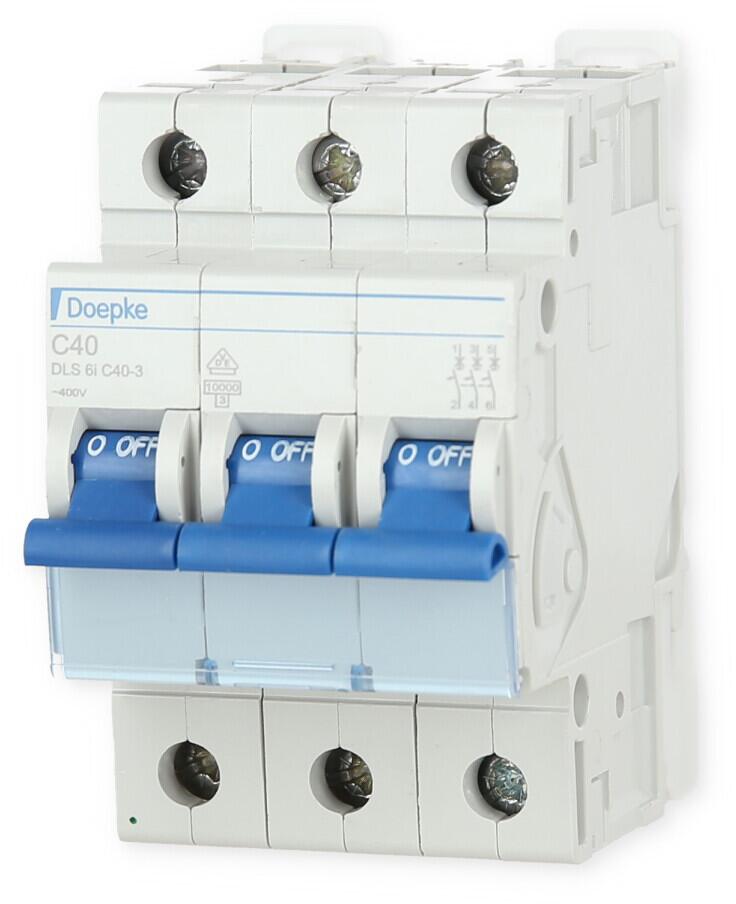 Doepke DLS 6i C40-3 Leitungsschutzschalter 10kA, 3-Polig, C-Charakteristik, 40A (09916297)