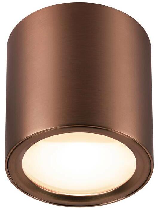 SLV OCULUS Deckenaufbauleuchte, Dim-to-Warm 2000-3000K, rund, Phase dimmbar, kupfer (1008620)