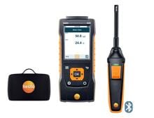 Testo 440 Feuchte-Set, Luftfeuchtigkeit und Temperatur, Bluetooth, schwarz/orange (0563 4404)