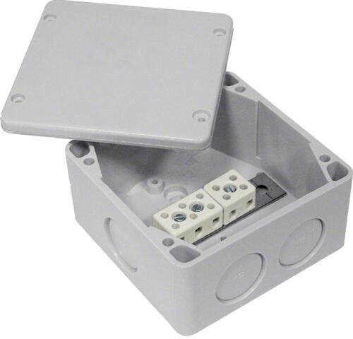 Hager FB1050SN Brand.Verbindungsdose E90 115x115x66mm (HxBxT) mit Keramikklemmen