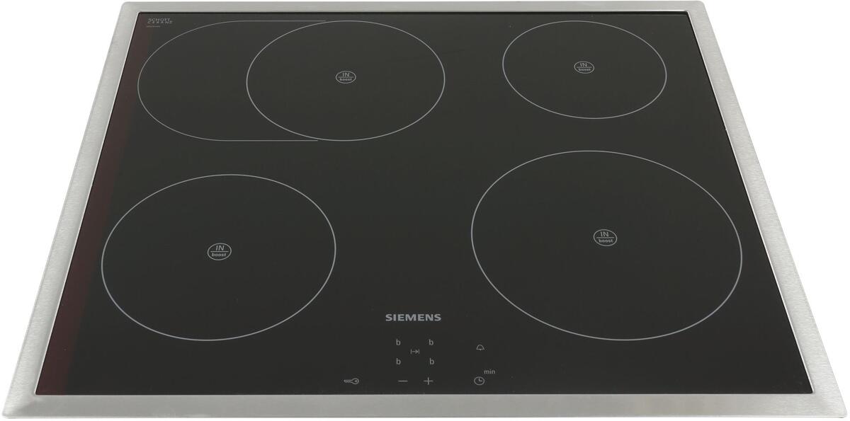 Bosch Siemens 00689738 Glaskeramikfläche, Glaskeramik mit Edelstahl-Rahmen