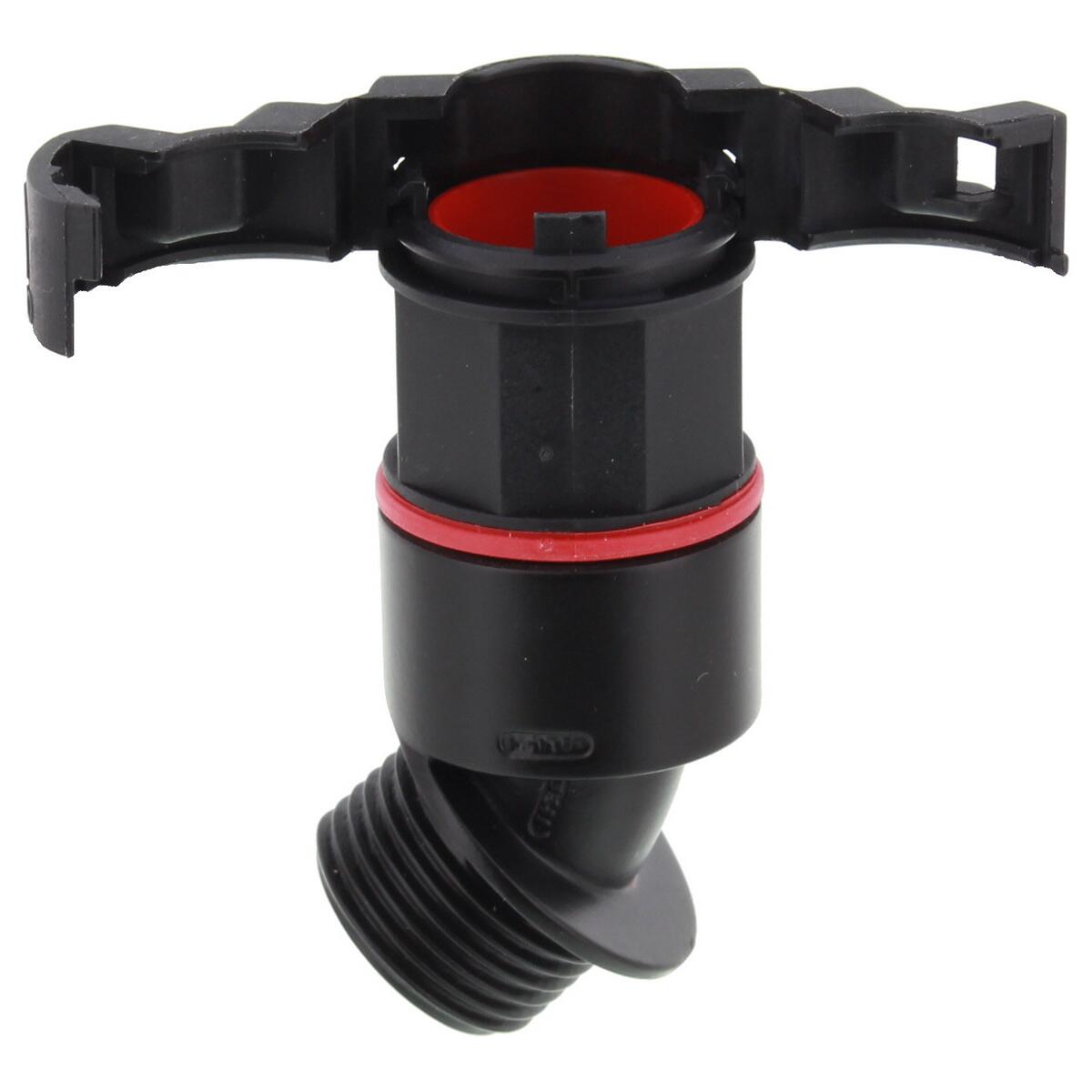 Wiska EBF45-17-25-BK Wellrohrverschraubung, 45°Winkel, Kunststoff, M25, Nenndurchmesser 17mm (10108878)