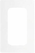 Kopp 342310081 Dekorrahmen/Tapetenschutz für 2-fach Schalter, 132x204mm, durchsichtig