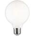 Paulmann Smart Home Zigbee LED Birne LED Globe E27 806lm 7W, Tunable White, dimmbar, opal (50396)