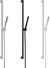 hansgrohe Pulsify S Duschset 100 1 Strahlart wassersparend+ mit Duschstange 90 cm, Metall, 5,4 l/min, 98 x 24 mm