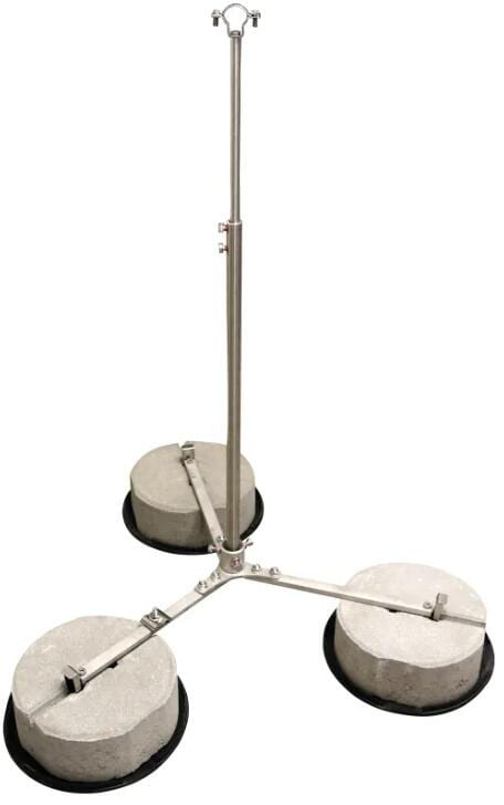 Dehn V DBS RA320 PAE 27 V 600 1180 V2A Variables Dreibeinstativ kl.m.PA-Element f. HVI-power-Leitung D 27mm -SET- (105468)