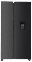 respekta AC178BSWS-16 Stand Side-by-Side Kombination, 91 cm breit, 439 L, No Frost, ECO-Funktion, Wasserspender, Wassertank, blacksteel